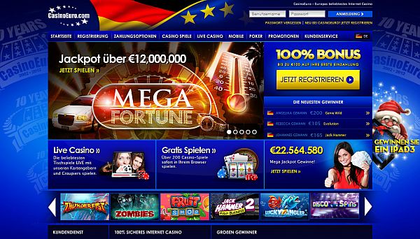 Spielen im Casino Euro