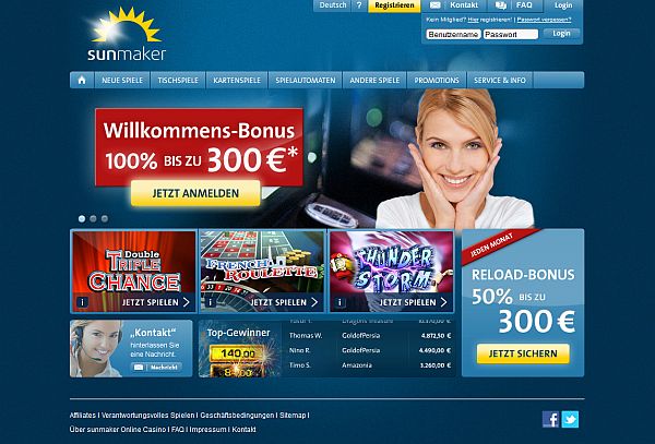 Sunmaker Online Casino